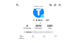 Nigeria TikTok Account with 2,000 Followers